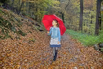 FARE Mini Pocket Umbrella ÖkoBrella with Wooden Handle, Black Ø 98 cm, FA5029WS – image 2