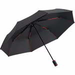 FARE FARE®-Mini Style Taschenschirm Schwarz Windproof, Black/Euro Blue Ø 98 cm, FA5084 – Bild 3