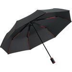 FARE FARE®-Mini Style Taschenschirm Schwarz Windproof, Black/Euro Blue Ø 98 cm, FA5084 – Bild 3