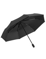 FARE FARE®-Mini Style Taschenschirm Schwarz Windproof – Black/Grey