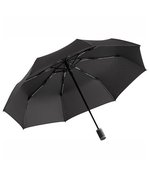 FARE Taschenschirm mit Doppelautomatik und Windproof – Black/Grey