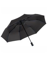 FARE Taschenschirm mit Doppelautomatik und Windproof – Black/Navy Blue