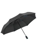 FARE FARE®-AC-Mini Taschenschirm mit Automatik, Black/Euro Blue Ø 94 cm, FA5584 – Nero/Petrolio