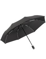 FARE FARE®-AC-Mini Taschenschirm mit Automatik, Black/Euro Blue Ø 94 cm, FA5584 – Nero/Bianco