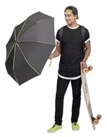 FARE AOC-Oversize-Taschenschirm mit Doppelautomatik, Black/Blue Ø 104 cm, FA5639 – Bild 1