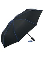 FARE AOC-Oversize-Taschenschirm mit Doppelautomatik – Black/Euro Blue