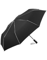 FARE AOC-Oversize-Taschenschirm mit Doppelautomatik – Black/Light Grey