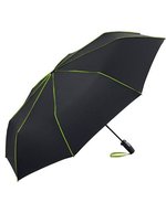 FARE AOC-Oversize-Taschenschirm mit Doppelautomatik – Black/Lime