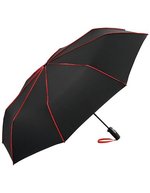 FARE AOC-Oversize-Taschenschirm mit Doppelautomatik, Black/Blue Ø 104 cm, FA5639 – Black/Red