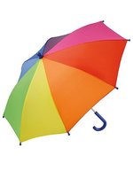 FARE Bunter Stockschirm mit Windproof-System – Rainbow
