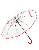 FARE AC-Stockschirm FARE®-Pure mit Automatik – Transparent/Red