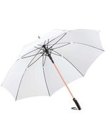 FARE AC-Alu-Gästeschirm mit Automatik-Funktion, Black/Copper Ø 133 cm, FA7399 – White/Copper