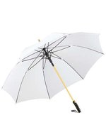 FARE AC-Alu-Gästeschirm mit Automatik-Funktion, Black/Copper Ø 133 cm, FA7399 – White/Gold