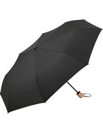 FARE Taschenschirm ÖkoBrella mit Einkaufstasche – Black