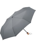FARE Taschenschirm ÖkoBrella mit Einkaufstasche – Grey
