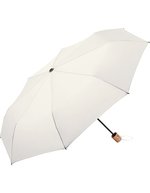 FARE Taschenschirm ÖkoBrella mit Einkaufstasche – Nature White