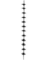 FLEXFIT CapRack 36 Mützenaufbewahrungssystem mit Clip-Verschluss – Black