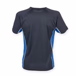 Finden+Hales Performance Panel T-Shirt mit Raglanärmeln, Black/Red XS, FH240 – Bild 4