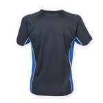 Finden+Hales Performance Panel T-Shirt mit Raglanärmeln, Black/Red XS, FH240 – Bild 4