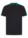 T-Shirt sportiva a maniche corte con maniche a contrasto – immagine 3