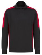 Finden+Hales Team Hoodie für Erwachsene – Black/Red