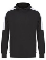 Finden+Hales Team Hoodie für Erwachsene, Black XXS, FH341 – Nero/Bianco