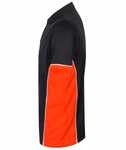 Finden+Hales Panel Polo mit Kontrastseiteneinsätzen, Black/Red XS, FH355 – Bild 5