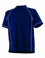 Finden+Hales Men´s Piped Performance Polo Red/White L (FH370), FH370 – Navy/White