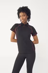 Finden+Hales Performance Polo with Piping for Women, Black/Black S, FH371 – image 2