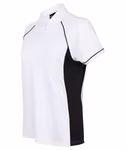 Finden+Hales Performance Polo with Piping for Women, Black/Black S, FH371 – image 6
