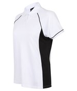 Finden+Hales Performance Polo mit Paspelierung für Damen, Black/Black S, FH371 – Bild 6