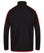 Finden+Hales Sportlicher 1/4 Zip Midlayer mit Kontrast, Black/Gunmetal Grey XS, FH571 – Bild 4