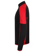 Finden+Hales Sportlicher 1/4 Zip Midlayer mit Kontrast, Black/Gunmetal Grey XS, FH571 – Bild 6