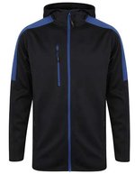 Finden+Hales Aktive Softshell-Jacke mit Kapuze – Navy/Royal