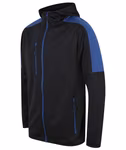 Finden+Hales Giacca Softshell Attiva con Cappuccio, Black/Red XS, FH622 – immagine 6