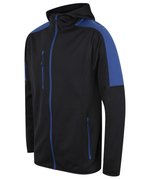 Finden+Hales Aktive Softshell-Jacke mit Kapuze, Black/Red XS, FH622 – Bild 6