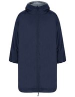 Adults All Weather Robe – Navy/Grey (Solid)