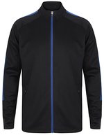 Knitted Tracksuit Top with Zip – Blu navy/Reale