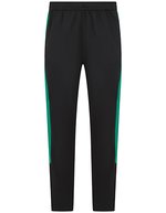 Enganliegende Sporthose mit Reißverschlüssen – Black/Emerald