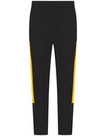 Enganliegende Sporthose mit Reißverschlüssen – Black/Gold