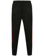Enganliegende Sporthose mit Reißverschlüssen – Black/Red