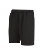 Strickshorts mit Reißverschlusstaschen und Kordelzug – Black