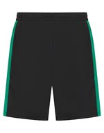 Strickshorts mit Reißverschlusstaschen und Kordelzug – Black/Emerald