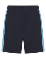 Finden+Hales Strickshorts mit Reißverschlusstaschen und Kordelzug, Black XS, FH886 – Navy/Sky