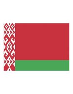 Printwear Fahne Weißrussland 90x150 cm Polyester – Belarus