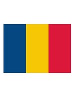 Printwear Drapeau Roumanie 90x150 cm polyester, Romania 90 x 150 cm, FLAGRO – Bild 1