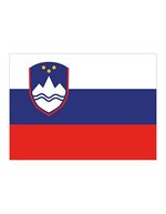 Printwear Drapeau Slovénie 90x150 cm polyester, Slovenia 90 x 150 cm, FLAGSI – Bild 2