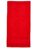 Fair Towel Bio-Baumwolle Badetuch 100x150 cm, Black 100 x 150 cm, FT100BN – Red