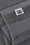 Fair Towel Bio-Baumwolle Badetuch mit Twill-Aufhänger, Black 70 x 140 cm, FT100DN – Bild 4