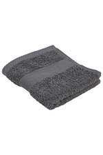 Fair Towel Bio-Baumwolle Badetuch mit Twill-Aufhänger, Black 70 x 140 cm, FT100DN – Bild 5